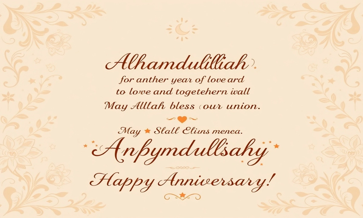 150 Alhamdulillah Wedding Anniversary Wishes and Quotes That Inspire