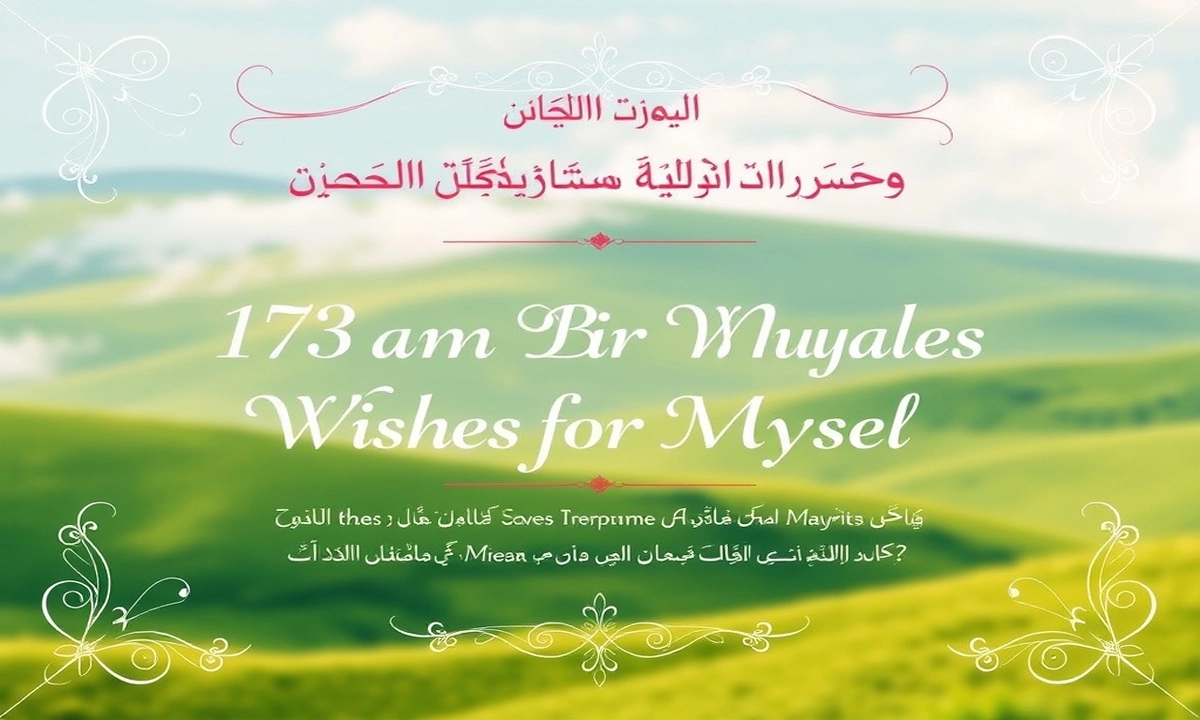 173 Islamic Birthday Wishes for Myself That Inspire Growth