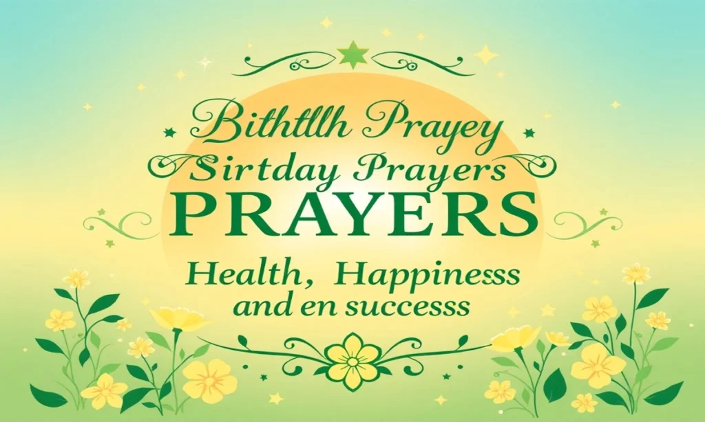 Birthday Prayers for Health, Happiness, and Success