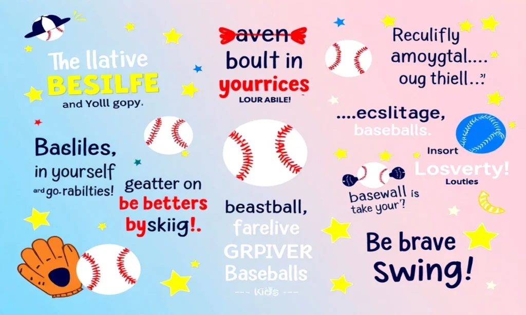 Confidence Building Baseball Quotes for Kids