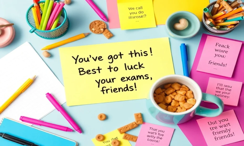 Encouraging Exam Messages for Friends and Colleagues