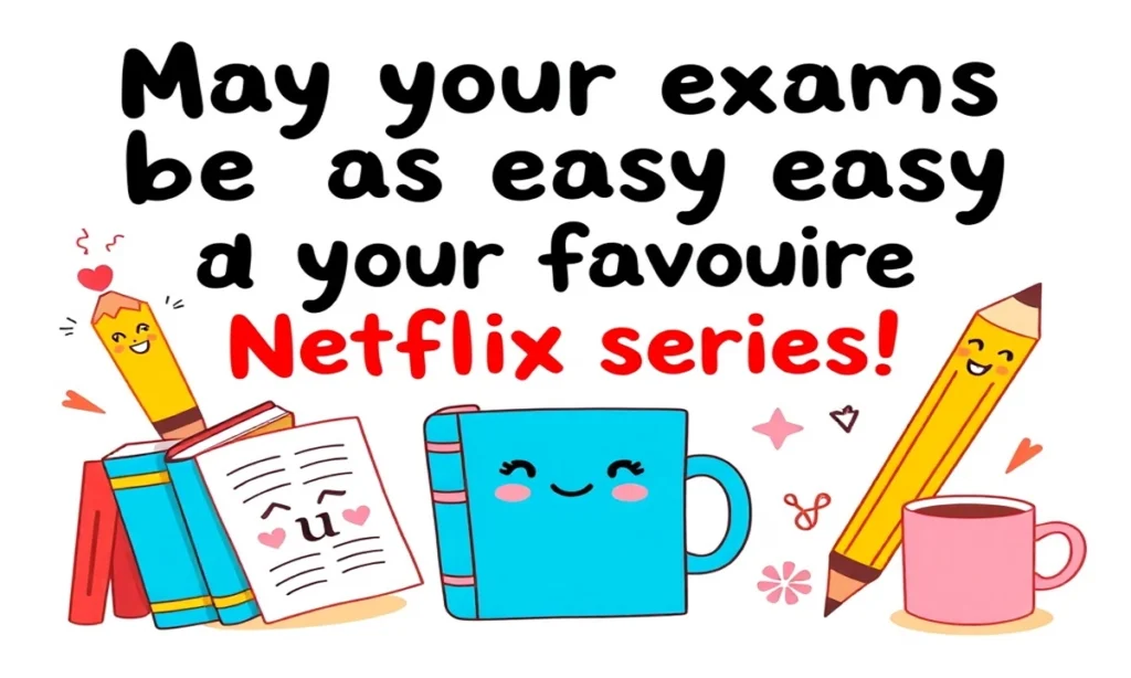 Funny and Light-Hearted Exam Wishes