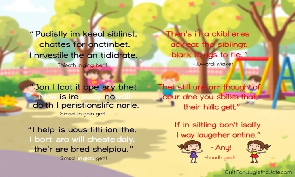 Funny and Lighthearted Sibling Quotes