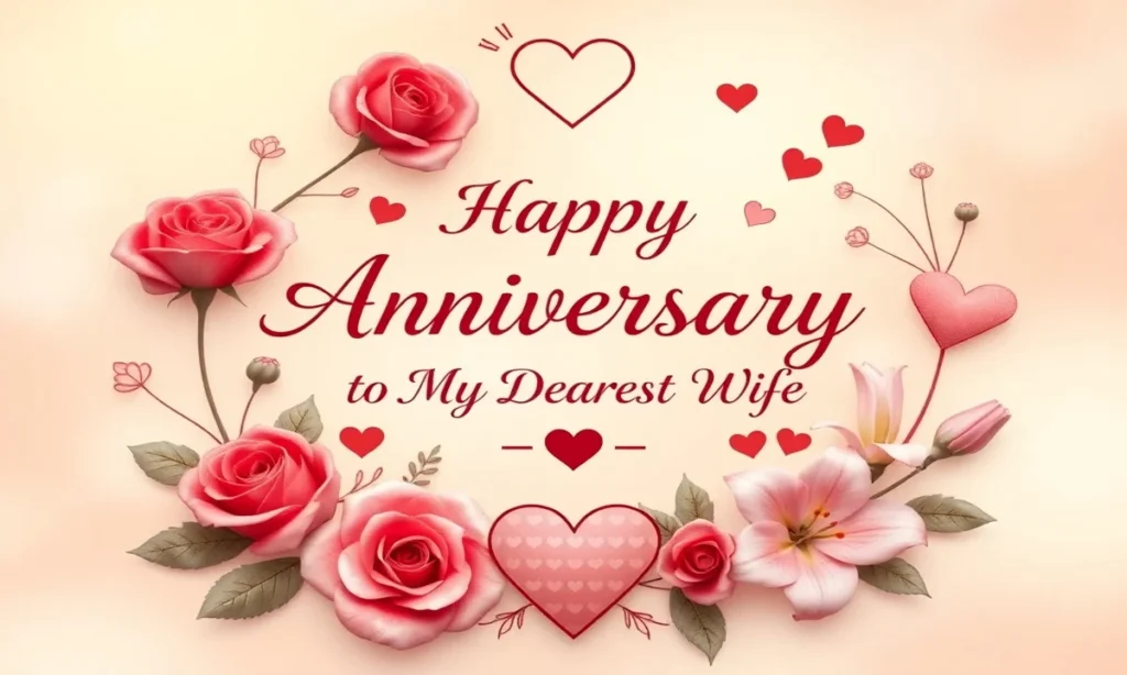 Happy & Heart-Touching Anniversary Wishes for Wife
