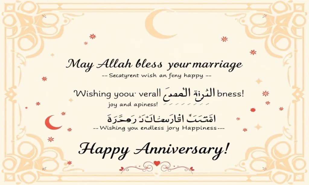Islamic Anniversary Wishes for Family Members