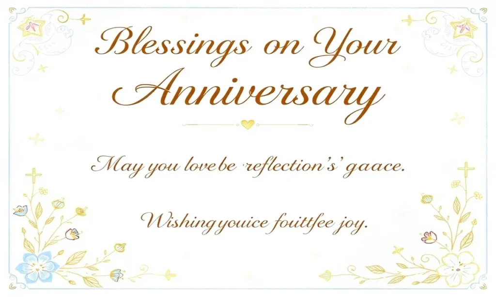 Religious and Spiritual Anniversary Blessings For Parents