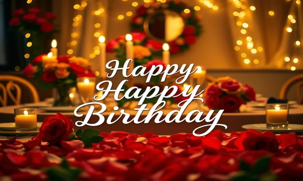 Romantic Birthday Wishes for Your Loved One