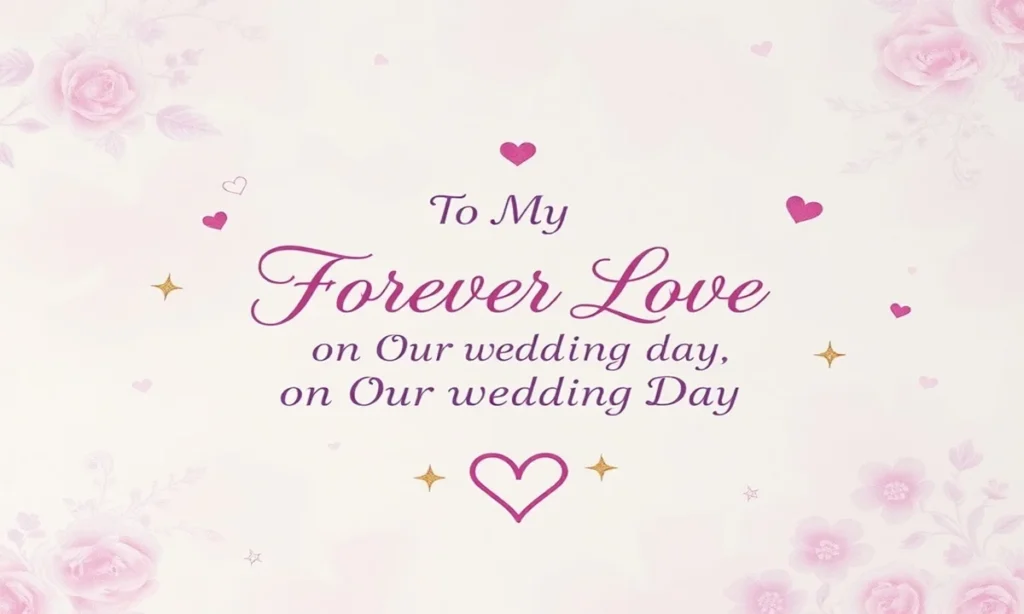 Romantic Wedding Wishes for Wife