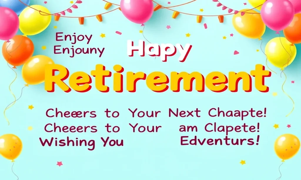 Short and Simple Retirement Wishes (Quick Messages)