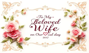 Wedding Wishes for Wife