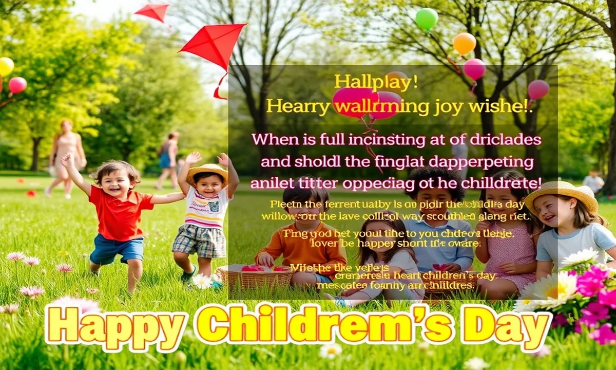 289 Children's Day Wishes That Celebrate Innocent Joy