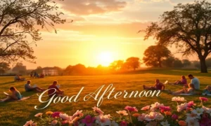 393 Good Afternoon Wishes That Brighten the Midday