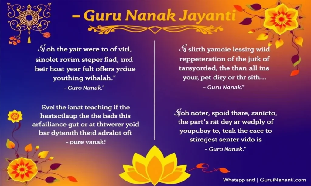 Best Short Guru Nanak Jayanti Messages for WhatsApp & SMS
