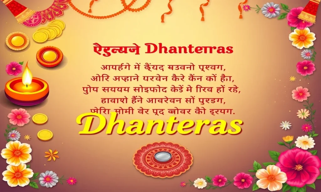 Best WhatsApp & Social Media Dhanteras Wishes in Hindi (Perfect for sharing on WhatsApp, Instagram, and Facebook)