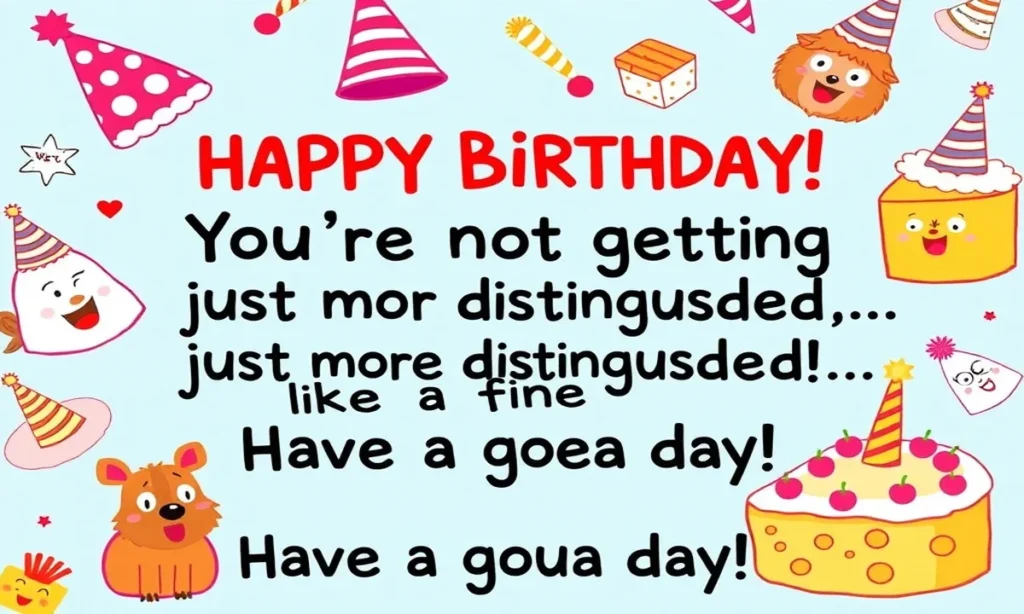 Funny and Quirky Birthday Wishes – Humor-Based Messages