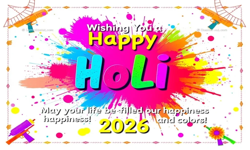 Happy Holi Wishes and Messages for 2026