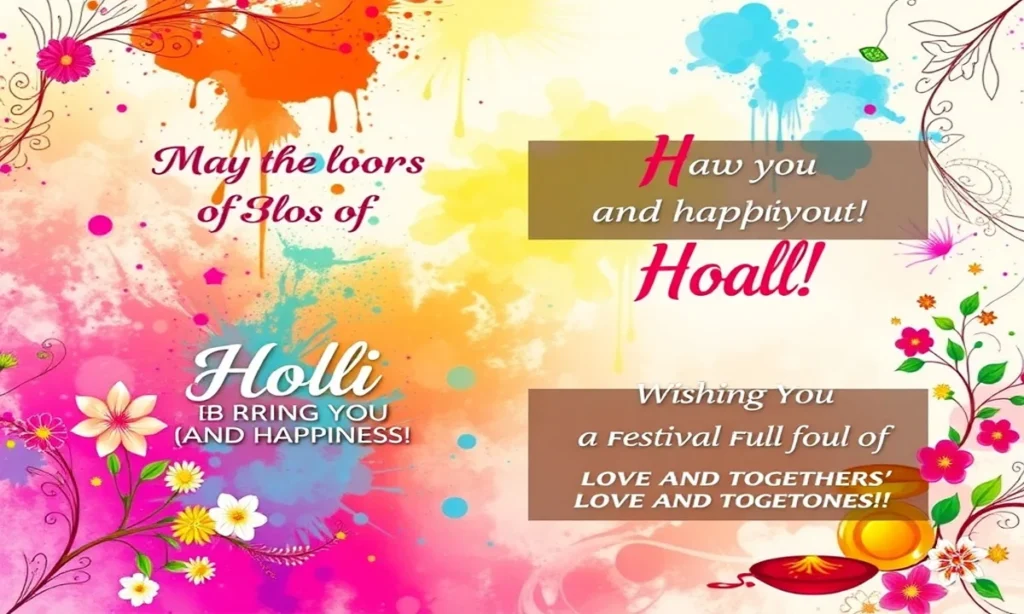 Heart Touching Holi Wishes for Loved Ones