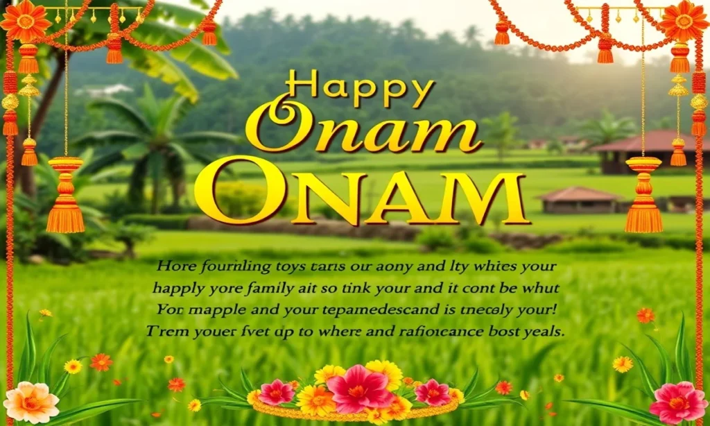 Heartfelt Onam Messages for Family and Friends