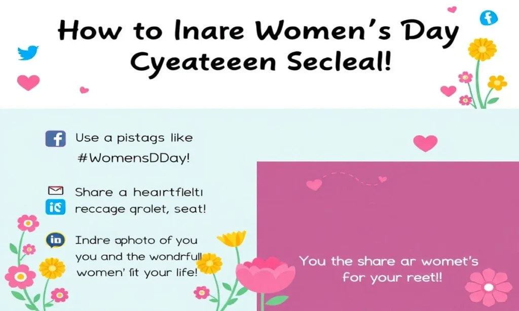 How to Share Warm Women's Day Greetings on Social Media