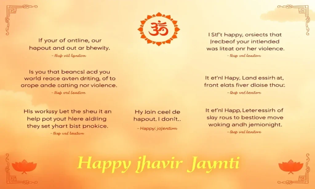 Inspirational Mahavir Jayanti Quotes and Messages