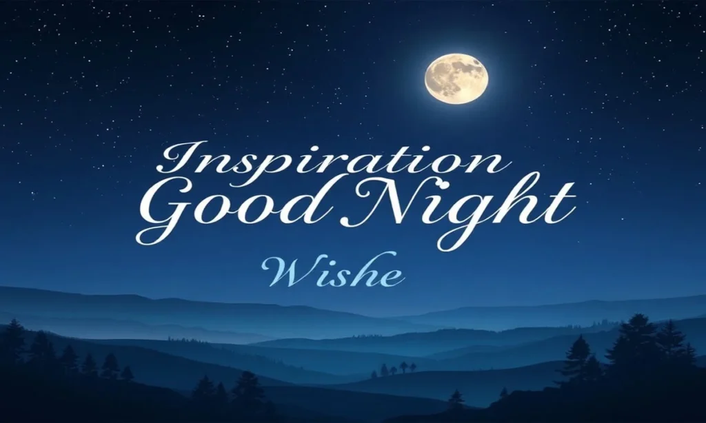 Inspirational and Positive Good Night Wishes