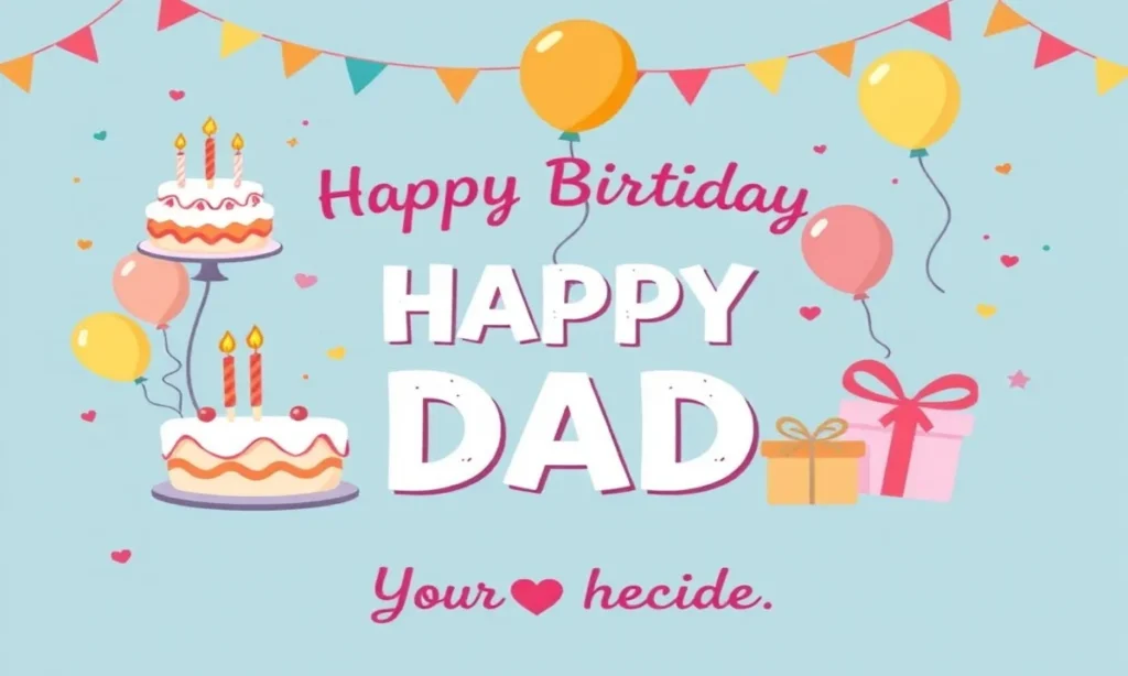 Personalized Birthday Wishes for Your Dad