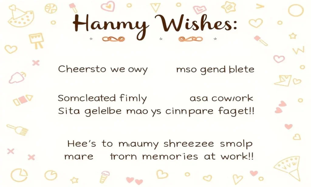 Personalized Wishes for Close Coworkers and Friends