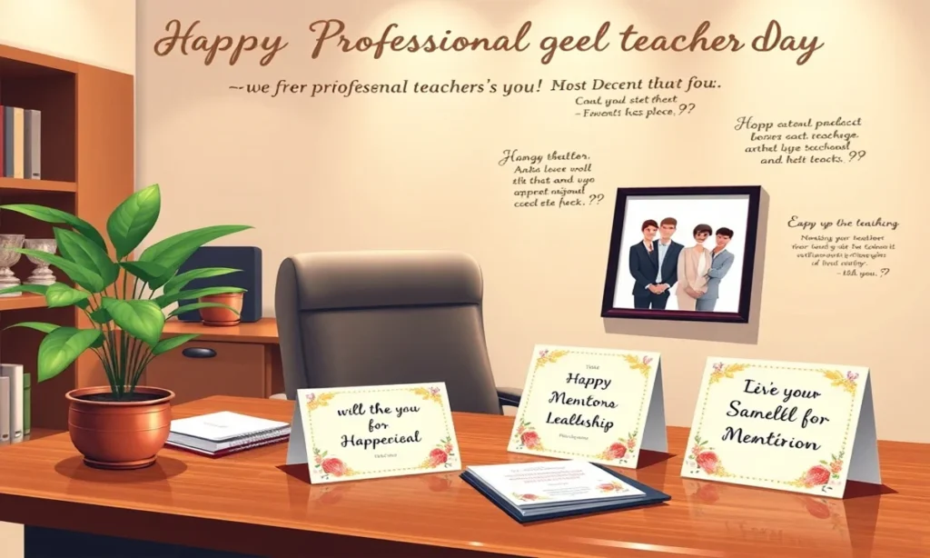 Professional Teachers' Day Wishes for Mentors & Bosses