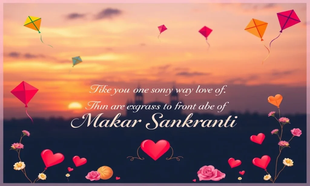 Romantic Makar Sankranti Wishes for Your Special Someone