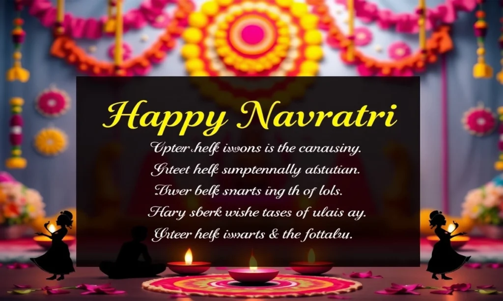 Short and Sweet Creative Navratri Wishes for Everyone