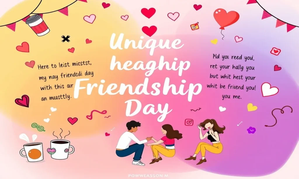 Unique Friendship Day Wishes for Instagram & WhatsApp