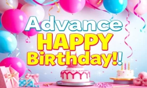 289 Advance Happy Birthday Wishes That Spark Early Joy