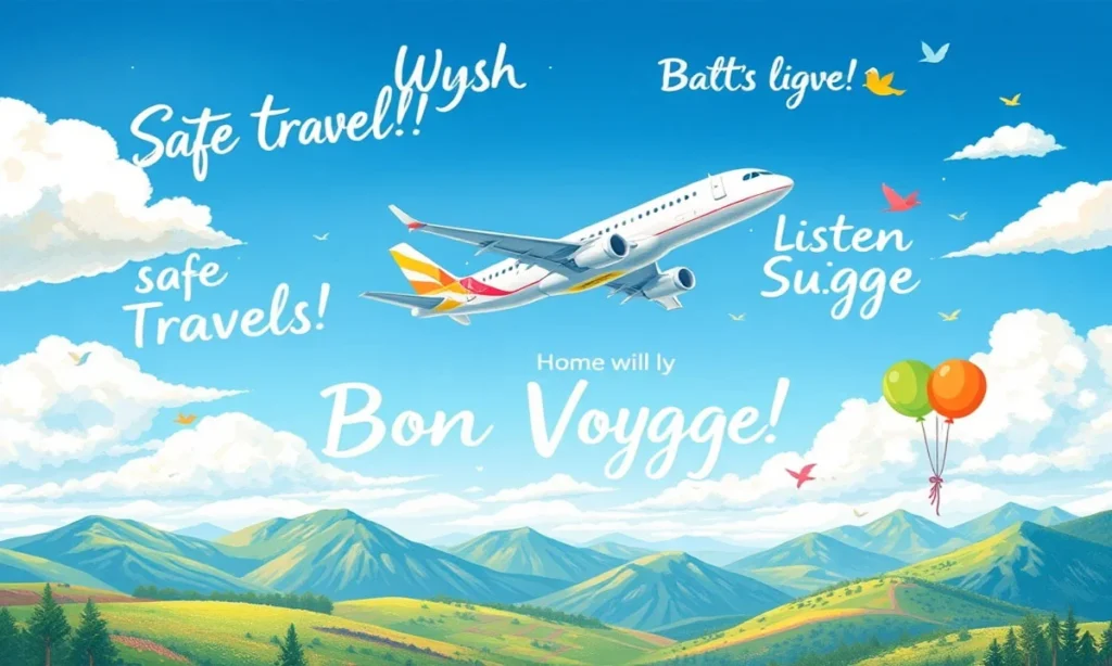 Safe Flight Wishes and Bon Voyage Messages